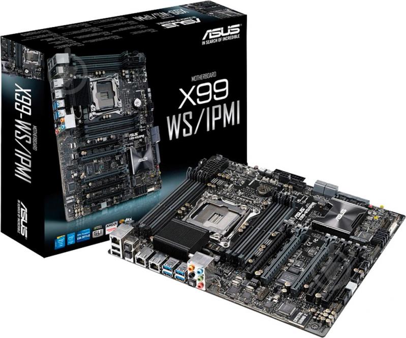 Материнська плата Asus X99-WS/IPMI (Socket 2011-3, Intel X99, ATX) - фото 5 Материнська плата Asus X99-WS/IPMI (Socket 2011-3, Intel X99, ATX) - фото 5