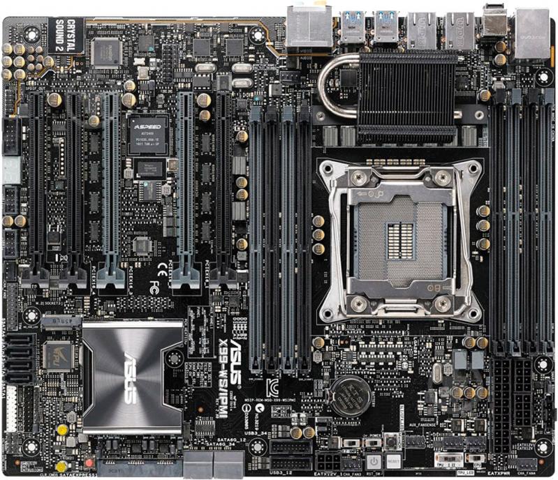 Материнська плата Asus X99-WS/IPMI (Socket 2011-3, Intel X99, ATX) - фото 1 Материнська плата Asus X99-WS/IPMI (Socket 2011-3, Intel X99, ATX) - фото 1