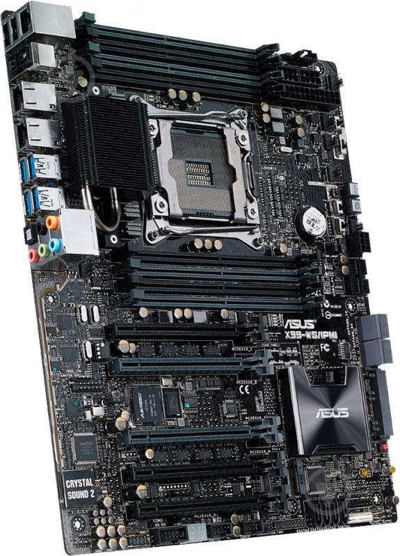 Материнська плата Asus X99-WS/IPMI (Socket 2011-3, Intel X99, ATX) - фото 2 Материнська плата Asus X99-WS/IPMI (Socket 2011-3, Intel X99, ATX) - фото 2