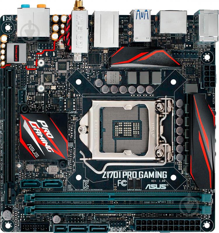 Материнская плата Asus Z170I_PRO_GAMING (Socket 1151, Intel Z170, mini ITX) - фото 1