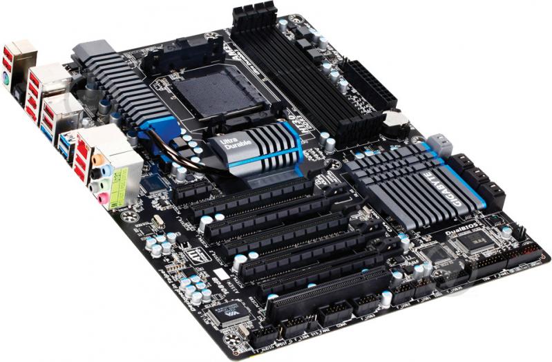 Материнська плата Gigabyte GA-990FXA-UD5_Bulk (Socket AM3+, AMD 990FX, ATX) - фото 2