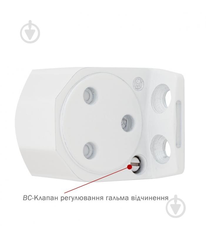 Доводчик дверной RYOBI D-2005V BC STD_ARM EN_3/4/5 с ветровым тормозом белый 100 кг - фото 4