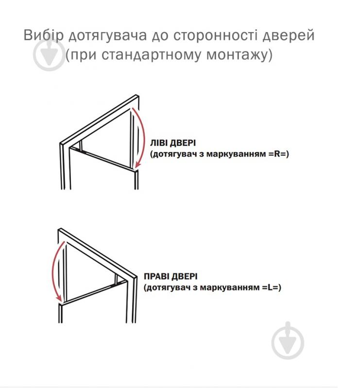 Доводчик дверний RYOBI COU-53_L SLD_ARM EN_3 сталь 65 кг - фото 6