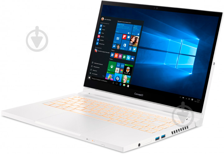 Ноутбук Acer ConceptD 3 Ezel CC314-72G-59ME 14 (NX.C5HEU.004) white - фото 6