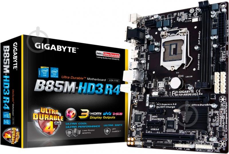 Материнская плата Gigabyte GA-B85M-HD3_R4 (Socket 1150, Intel B85, mirco ATX) - фото 5