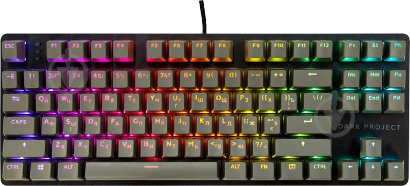 Клавиатура игровая Dark Project One KD87A ABS Gateron Mechanical Red (DPO-KD-87A-000300-GRD) - фото 1