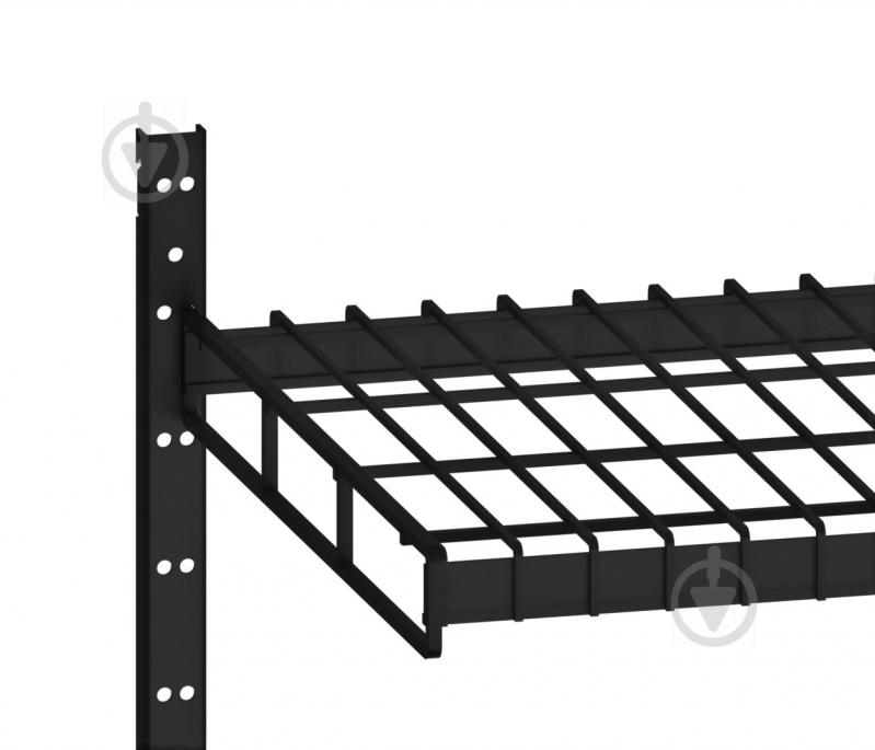 Стойка к гардеробной системе Kolchuga перфорированая 25х14х1000 мм Smart Edition черный - фото 2