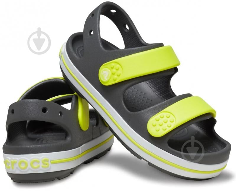Сандалии Crocs Crocband Cruiser Sandal T SG/Ac 209424-1NJ р.27/28 серый - фото 3
