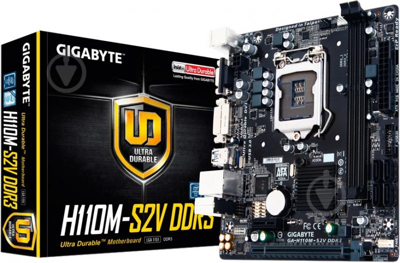 Материнська плата Gigabyte  GA-H110M-S2V DDR3 - фото 4