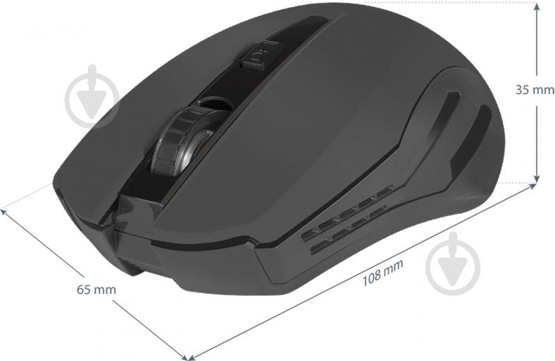 Миша Defender Datum MM-355 (52355) black - фото 10