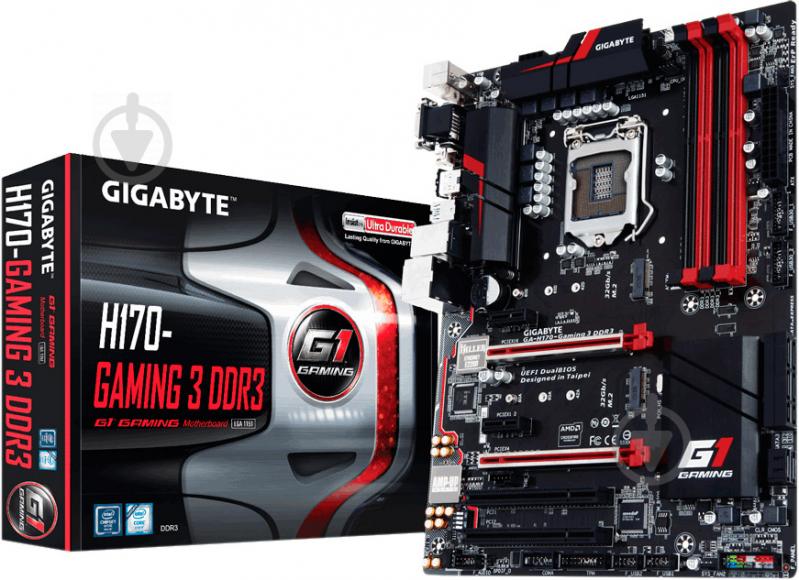 Материнська плата Gigabyte GA-H170-Gaming_3_DDR3 (Socket 1151, Intel H170, ATX) - фото 4