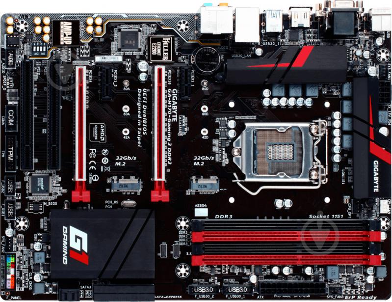 Материнська плата Gigabyte GA-H170-Gaming_3_DDR3 (Socket 1151, Intel H170, ATX) - фото 1