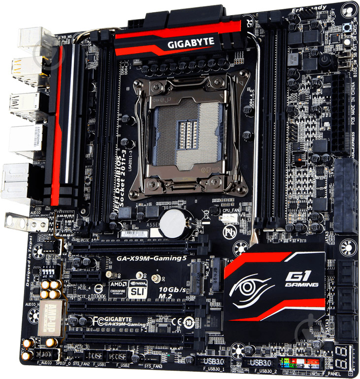 Материнська плата Gigabyte GA-X99M-Gaming_5 (Socket 2011-3, Intel X99, mirco ATX) - фото 2