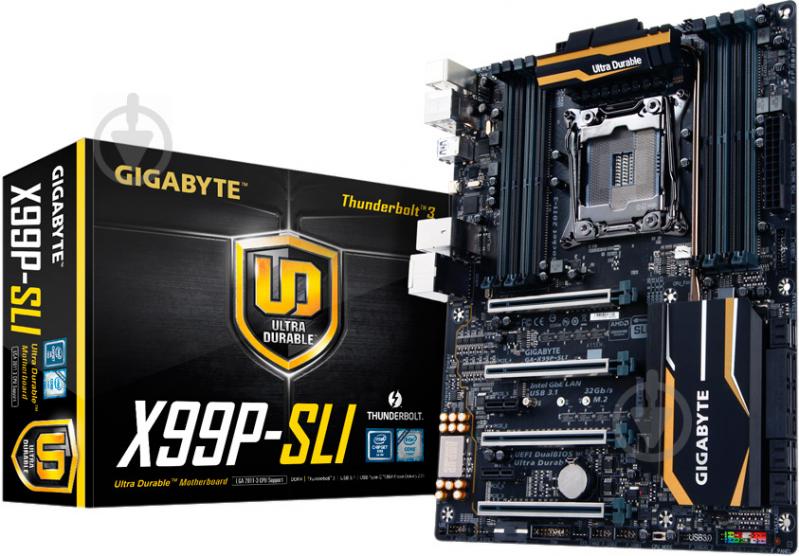 Материнська плата Gigabyte GA-X99P-SLI (Socket 2011-3, Intel X99, ATX) - фото 4