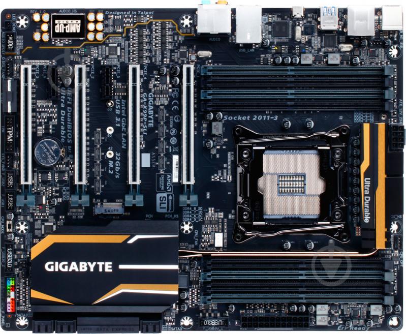 Материнская плата Gigabyte GA-X99P-SLI (Socket 2011-3, Intel X99, ATX) - фото 1