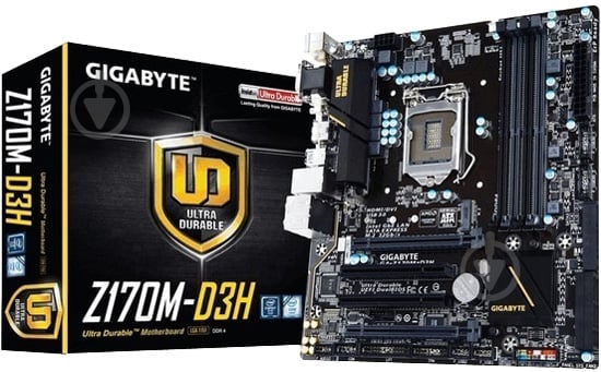 Материнська плата Gigabyte GA-Z170M-D3H_DDR3 (Socket 1151, Intel Z170, ATX) - фото 2