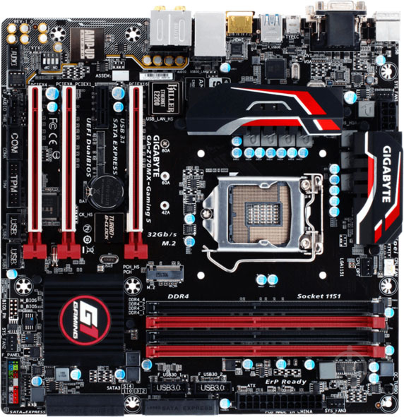 Материнская плата Gigabyte GA-Z170MX-Gaming_5 (Socket 1151, Intel Z170, ATX) - фото 1