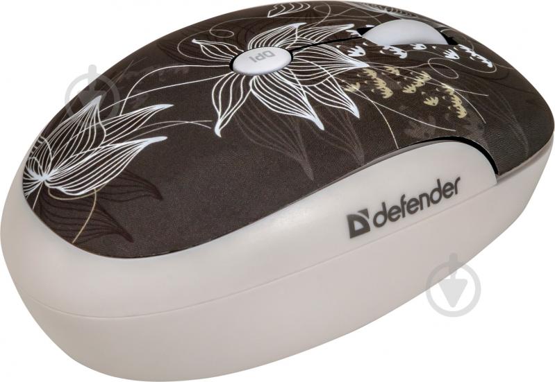 Миша Defender To-GO MS-565 RockBloom (52569) brown - фото 3