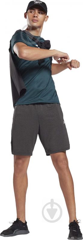 Шорти Reebok WOR MEL KNIT SHORT GJ0911 р. 62 чорний - фото 4