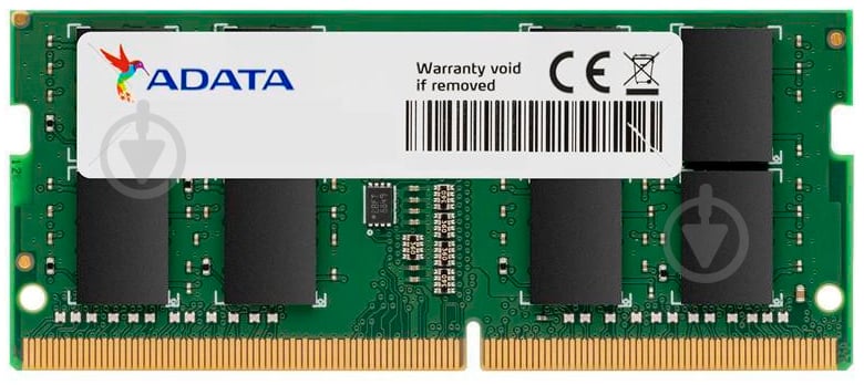 Оперативна пам'ять ADATA SODIMM DDR4 16 GB (1x16GB) 2666 MHz (AD4S2666716G19-SGN) Premier - фото 1