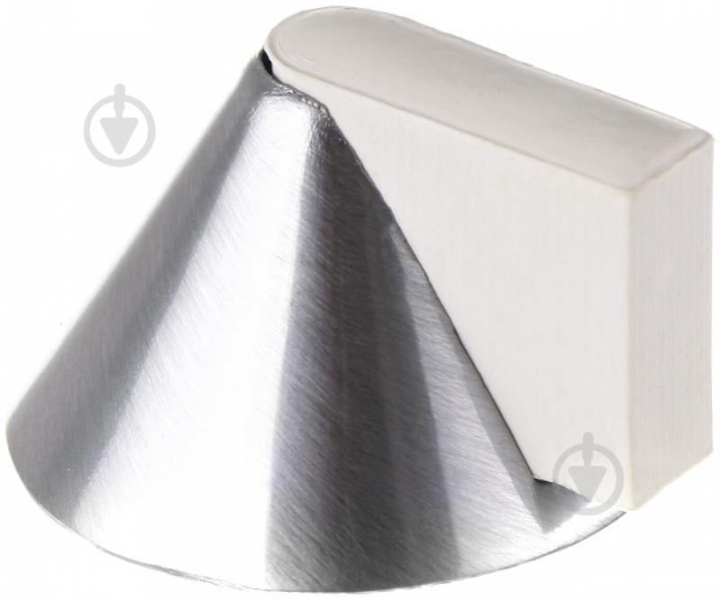 Стопор дверной конус 1449 матовый хром - фото 1