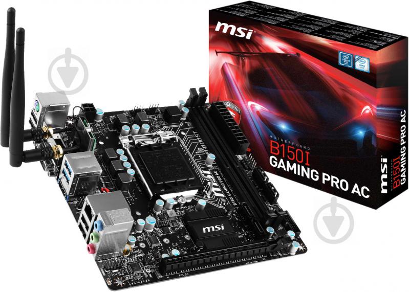 Материнская плата MSI B150I_GAMING_PRO_AC (Socket 1151, Intel B150, mini ITX) - фото 7