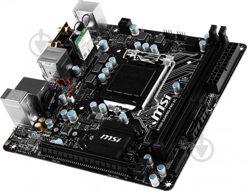 Материнская плата MSI B150I_GAMING_PRO_AC (Socket 1151, Intel B150, mini ITX) - фото 3