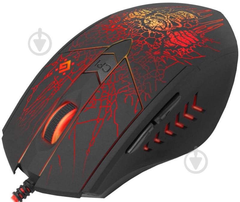 Мишка Defender Doom Fighter GM-260L (+килимок) black - фото 9 Мишка Defender Doom Fighter GM-260L (+килимок) black - фото 9