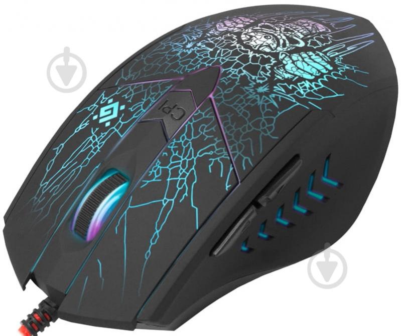 Мишка Defender Doom Fighter GM-260L (+килимок) black - фото 7 Мишка Defender Doom Fighter GM-260L (+килимок) black - фото 7