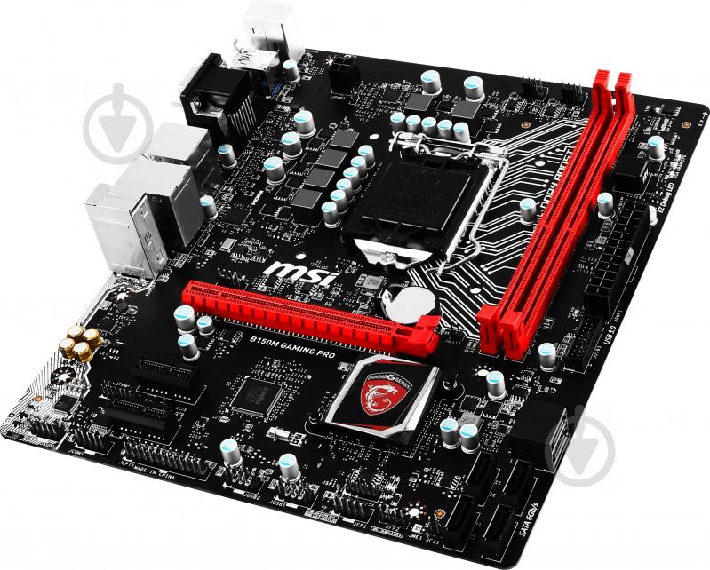 Материнская плата MSI B150M_GAMING_PRO (Socket 1151, Intel B150, mirco ATX) - фото 3