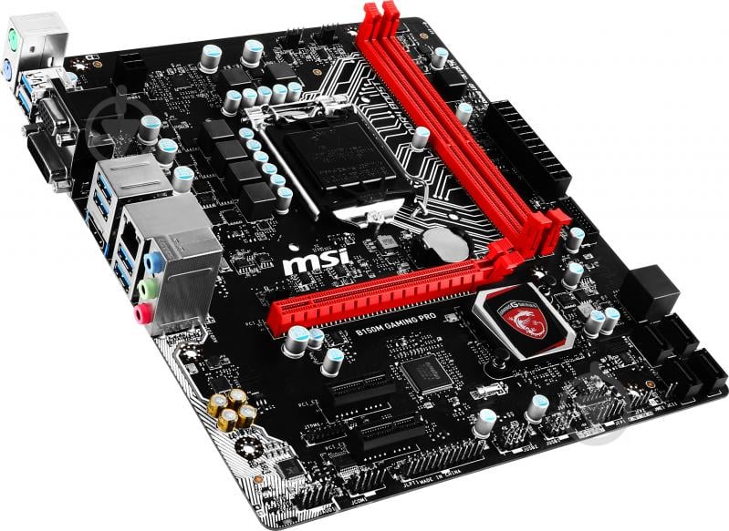 Материнська плата MSI B150M_GAMING_PRO (Socket 1151, Intel B150, mirco ATX) - фото 2