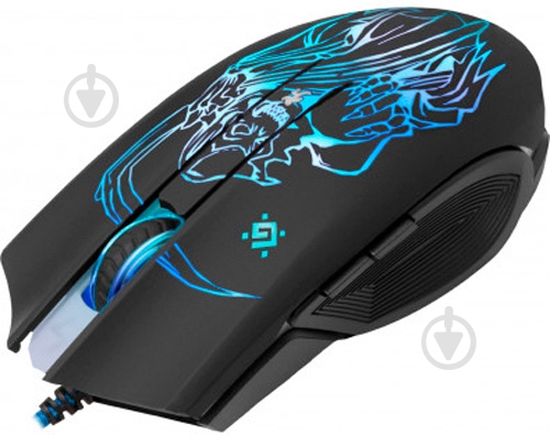 Мышка Defender Doom Ghost GM-190L (+коврик) black - фото 10