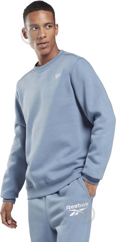 Світшот Reebok RI FLEECE CREW GR9195 р. 46 блакитний - фото 1