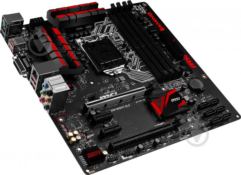 Материнська плата MSI B150M_NIGHT_ELF (Socket 1151, Intel B150, mirco ATX) - фото 2