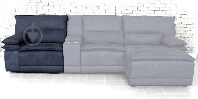 Диван модульный Agata Sofa Salinger 71P элемент серый 1110x1000x980 мм - фото 1