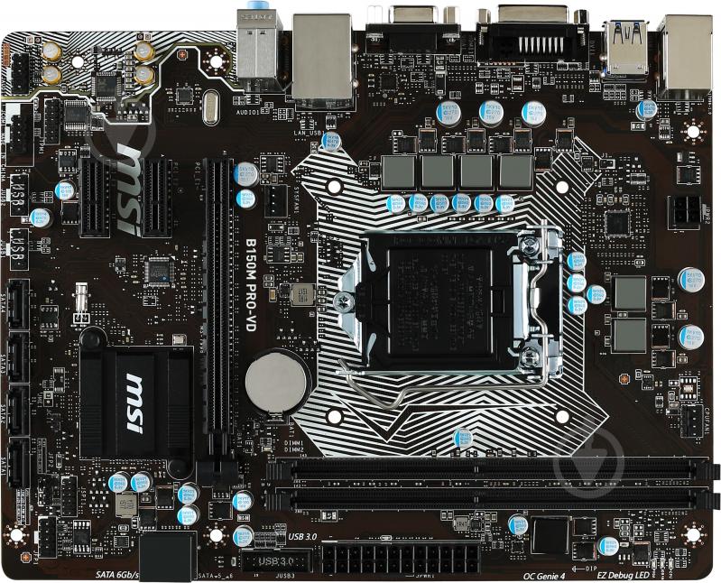 Материнская плата MSI B150M_PRO-VD (Socket 1151, Intel B150, mirco ATX) - фото 1
