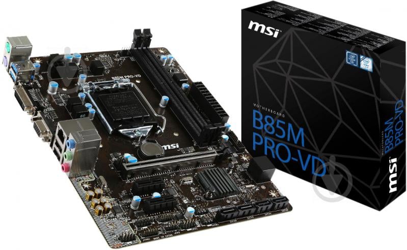 Материнская плата MSI B85M_PRO-VD (Socket 1150, Intel B85, mirco ATX) - фото 5