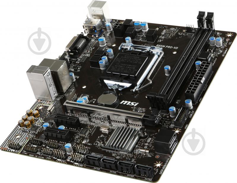 Материнська плата MSI B85M_PRO-VD (Socket 1150, Intel B85, mirco ATX) - фото 3