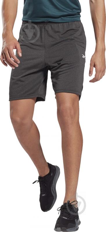 Шорты Reebok WOR MEL KNIT SHORT GJ0911 р. 66 черный - фото 1