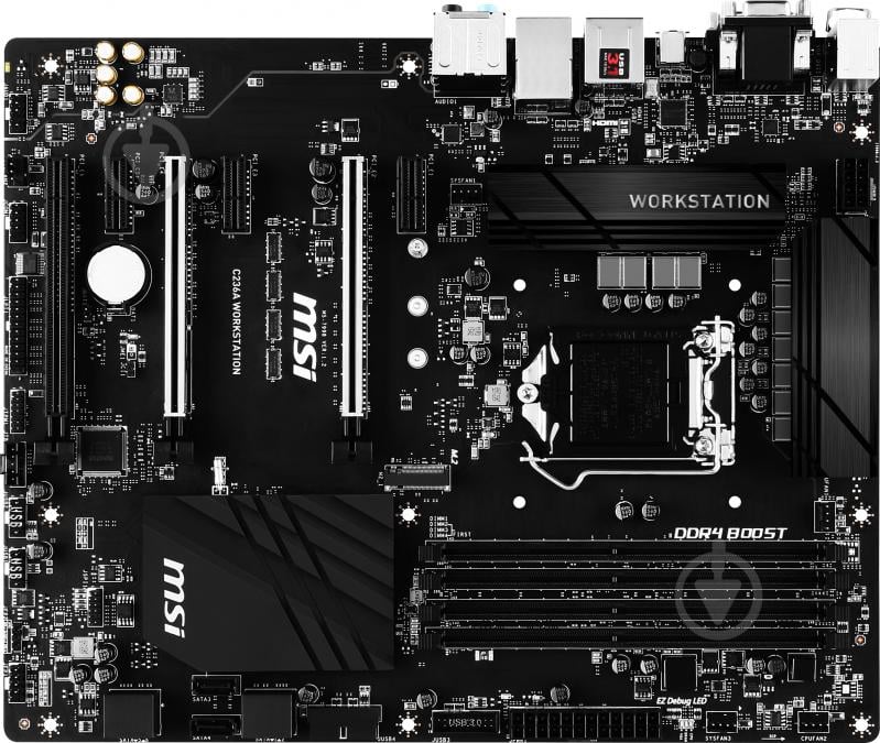 Материнська плата MSI C236A_WORKSTATION (Socket 1151, Intel C236, ATX) - фото 1