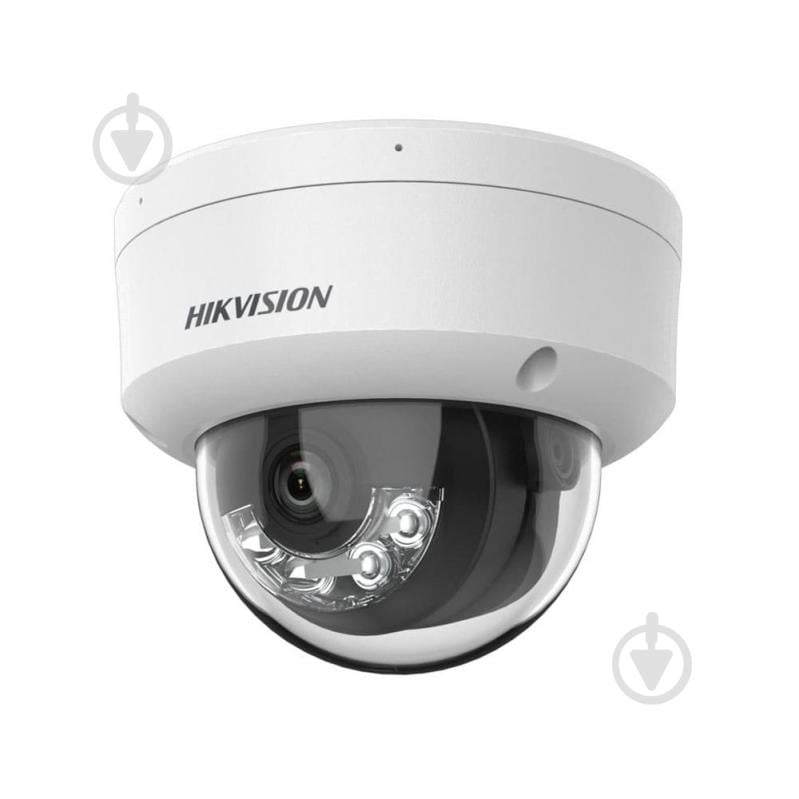 Купольна відеокамера Hikvision 2Мп DS-2CD1123G2-LIUF (2,8 мм) з мікрофоном та підсвіткою Smart Hybrid Light - фото 1 Купольна відеокамера Hikvision 2Мп DS-2CD1123G2-LIUF (2,8 мм) з мікрофоном та підсвіткою Smart Hybrid Light - фото 1