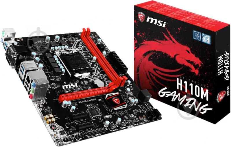 Материнская плата MSI H110M_GAMING (Socket 1151, Intel H110, mirco ATX) - фото 5