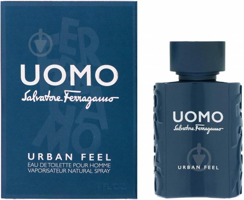 Туалетна вода Salvatore Ferragamo Uomo Urban Feel for men 100 мл - фото 1 Туалетна вода Salvatore Ferragamo Uomo Urban Feel for men 100 мл - фото 1