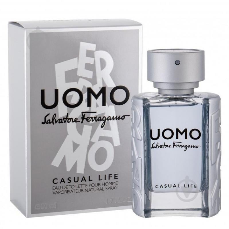 Туалетна вода Salvatore Ferragamo Uomo Casual Life for men 50 мл - фото 1 Туалетна вода Salvatore Ferragamo Uomo Casual Life for men 50 мл - фото 1