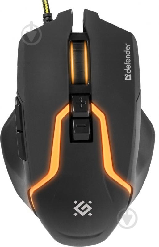 Мышка Defender Warhead GM-1750 black - фото 1 Мышка Defender Warhead GM-1750 black - фото 1