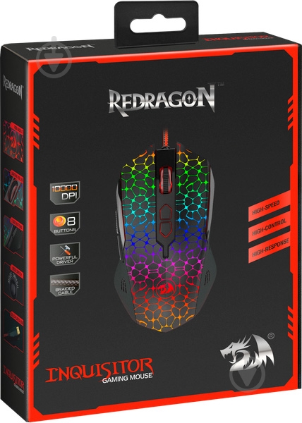 Мышка Redragon Inquisitor RGB black - фото 10 Мышка Redragon Inquisitor RGB black - фото 10