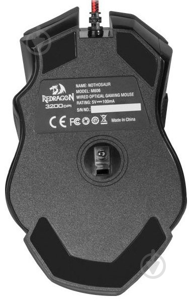 Мышка Redragon Nothosaur black - фото 2
