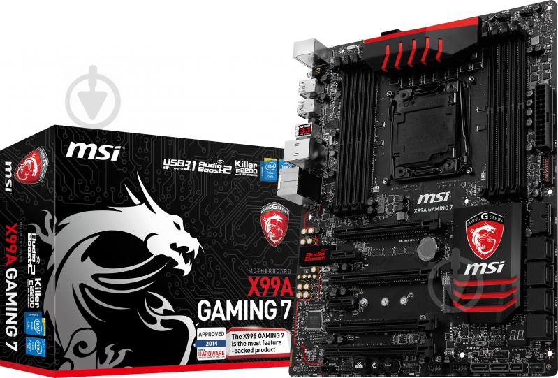 Материнская плата MSI X99A_GAMING_7 (Socket 2011-3, Intel X99, ATX) - фото 4