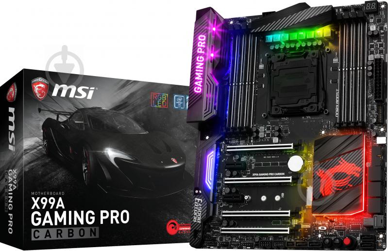 Материнская плата MSI X99A_GAMING_PRO_CARBON (Socket 2011-3, Intel X99, ATX) - фото 4