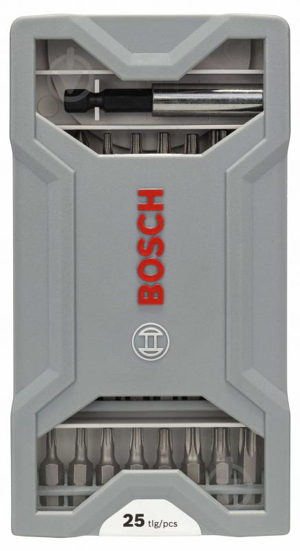 Набор бит Bosch Extra Hard Mini X-Line 25 шт. 2607017037 - фото 2